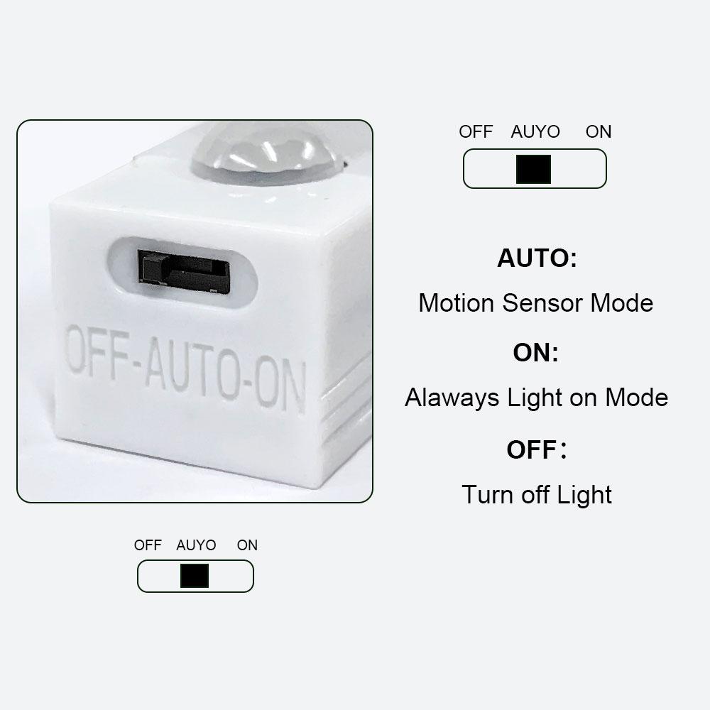 חיישן תנועה אלחוטי LED ארון אור USB אינדוקציה נטענת מנורת גלאי ניידת מנורת גלאי למסדרון ארון בגדים