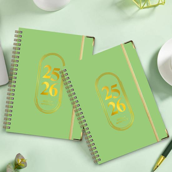2025-2026 Planner 18-Month Daily Weekly Monthly Planner Organizer Runs Jul. 2025 - Dec.2026 Spiral Agenda Book for Office School Supplies