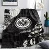 1pz Coperta in Flanella con Stampa Eintracht Frankfurt, Alta qualità Confortevole per Tutte le Stagioni, Decorazione per la Casa, Calore e Comfort, Perfetta per Regali di Natale36