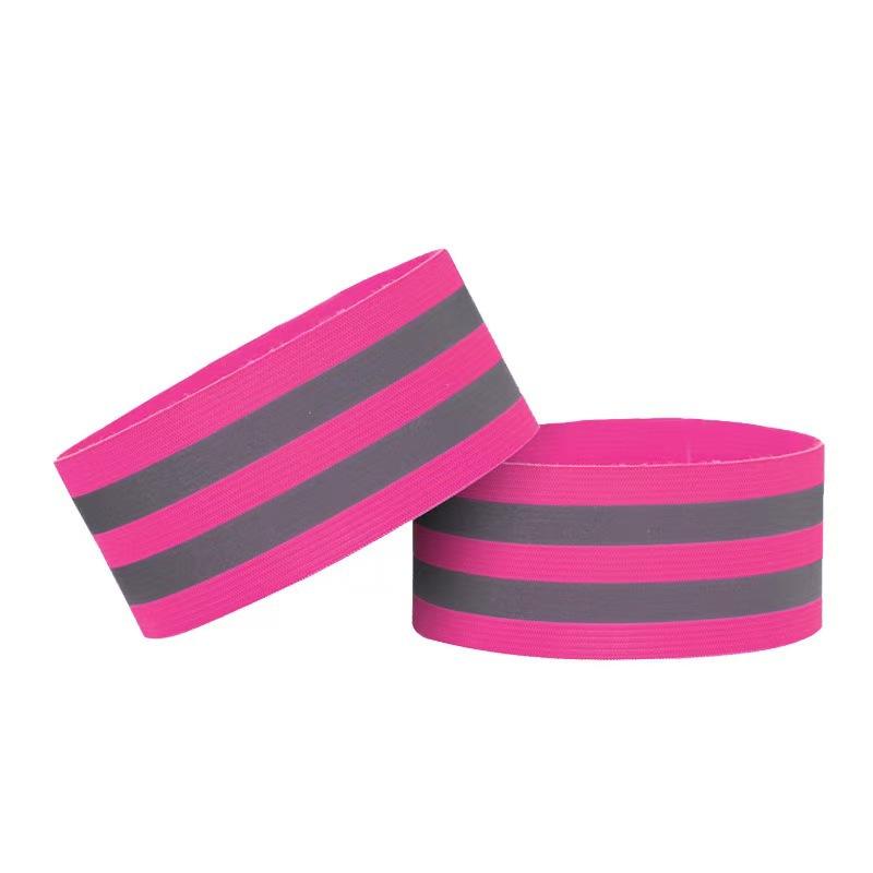 1/2pair Reflective Bands For Wrist Arm Ankle Leg High Visibility Reflective Strap Night Walking Cycling Running Safety Reflector