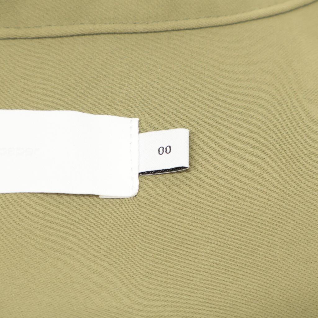 Graphpaper GL193-60035B Band Collar Dress Dress 00 khakiUsed