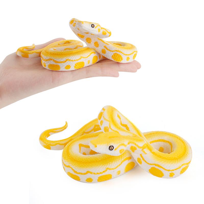 Halloween Realistic Simulation Snake Model Scary Rubber Snakes Tricky Pranks Toys Horror Toy For Party Event Gag Gifts