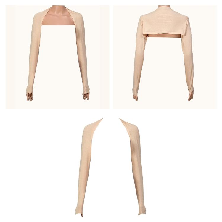 Thin Sunproof Half Shawl Sun Protective Shoulder Sleeves Multifunctional Long Sleeves Shoulder Wrap for Outdoor Activity