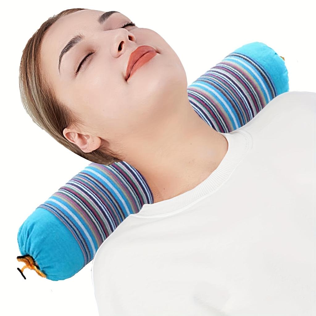 1 Stück Buchweizenschalen gefüllte Kissen, Nackenkissen und Büro-Nickerchenkissen helfen, Schulter- und Nackenschmerzen zu lindern.