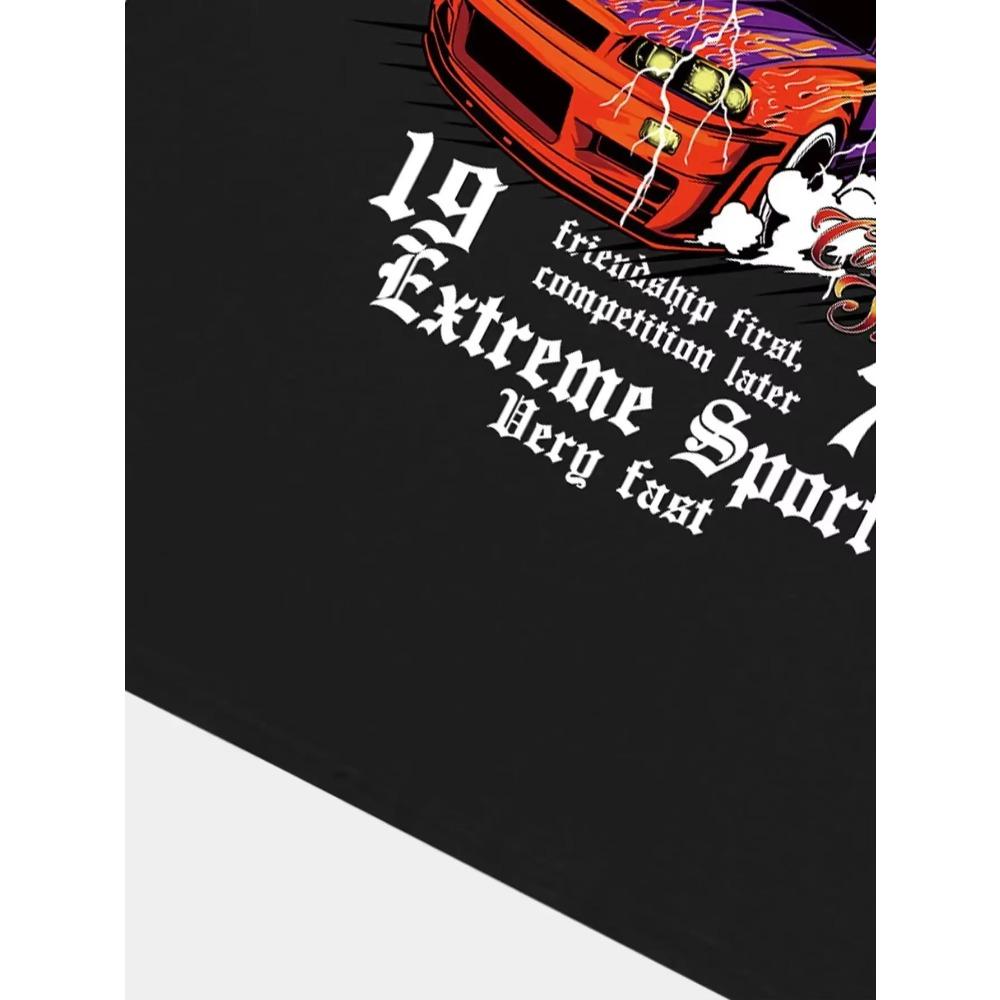 Cosmic Speed Extreme Sport Racing On The Mountain Men Tee T Shirt Cotton T-Shirt Casual Breathable Clothes Oversize Short Sleeve