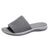 New Wish Sandals Spring and Summer New Knitted Thick-soled Large-size Flat-soled Slippers Women's Single Shoes