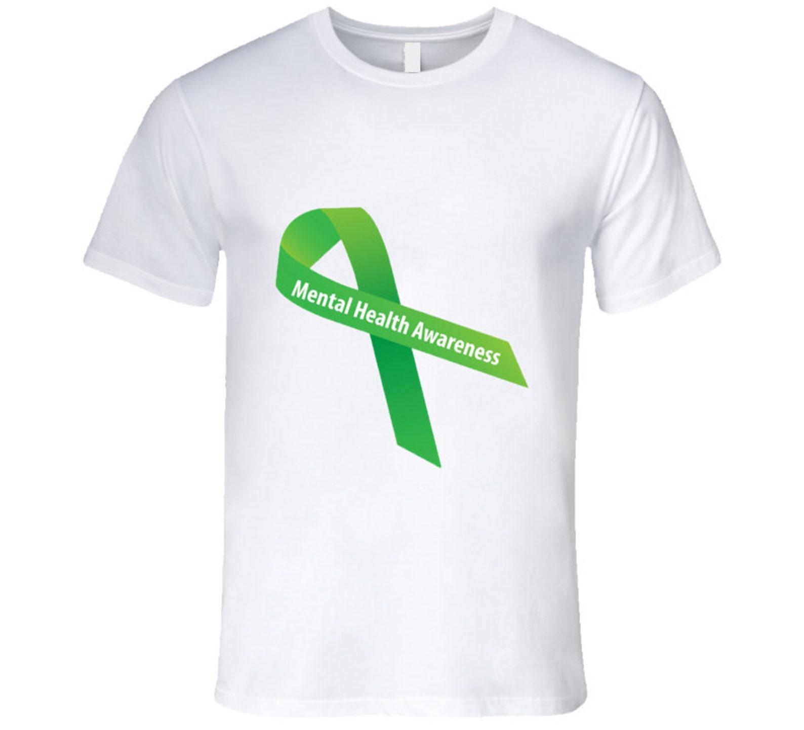 Mental Health Awareness Ribbon 1 T Shirt M