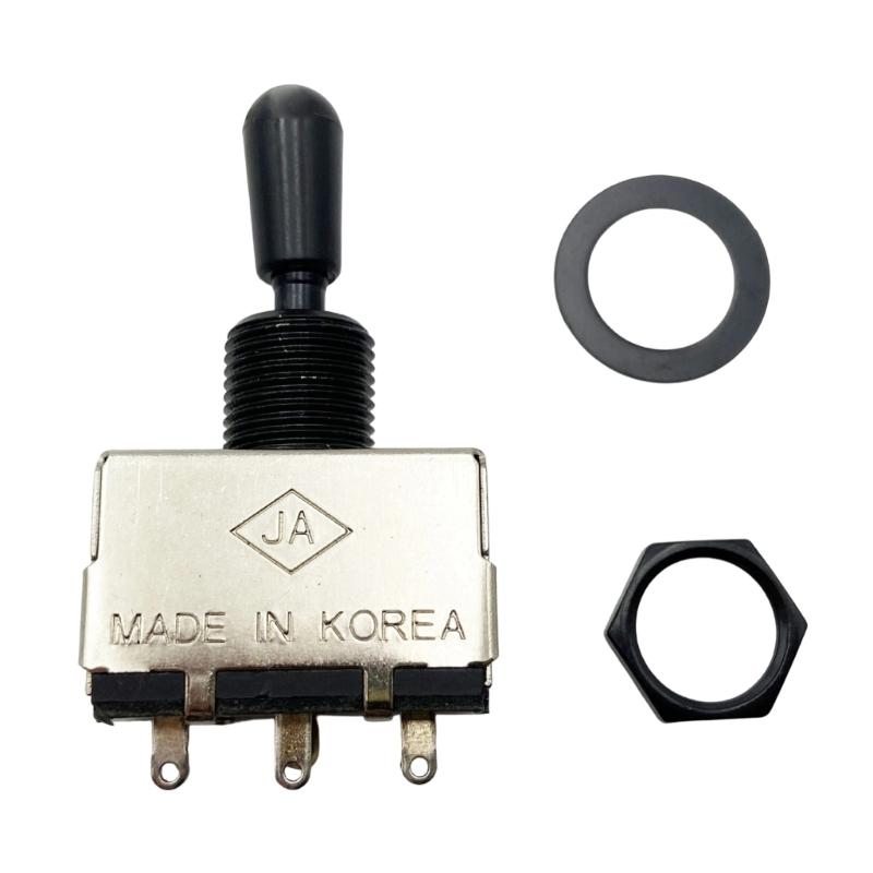 Guitar Toggle Switches with 3 Tone Setting Stable Performances Simple Setup Metal and ABS Texture Suitable for Musicians