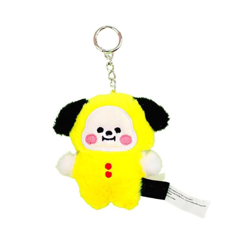 Bts Bt21 Plüschpuppe Schlüsselanhänger Entzückender Koreanischer Cartoon Charakter Anhänger