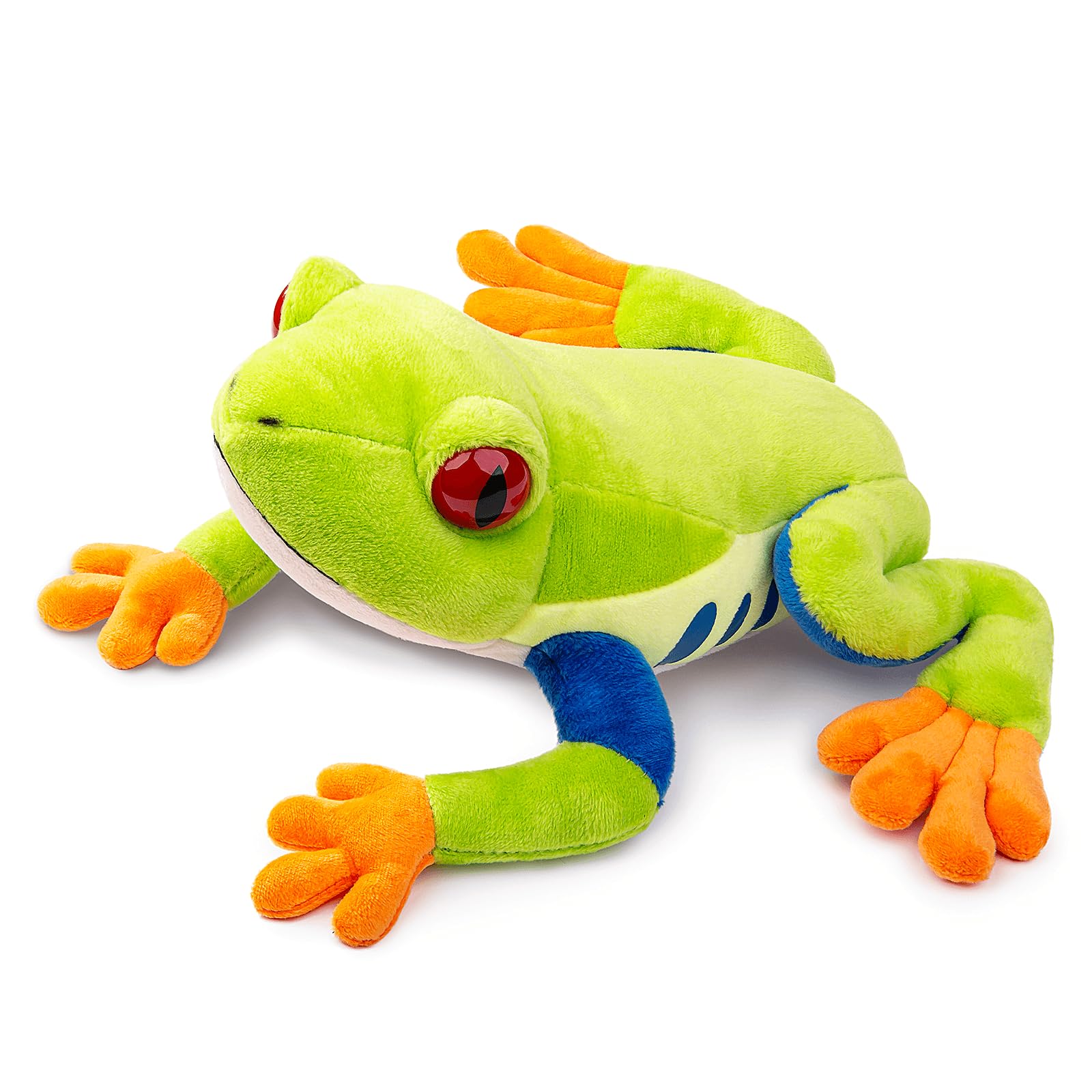 

lilizzhoumax Realistic Red-eyed Tree Frog Stuffed Animal, Frog Plush Toy, Soft and Durable Stuffed Animal, Girls Toy, Frog Kids Gift, Christmas,