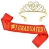 Graduation Party Supplies Kits Crown Tiara Sash For Students Graduation Party Decorations Grad Decor Favors