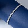 14K Carat 1 Lab-Grown Diamond Tennis Bracelet 17cm Lab-Grown Diamond