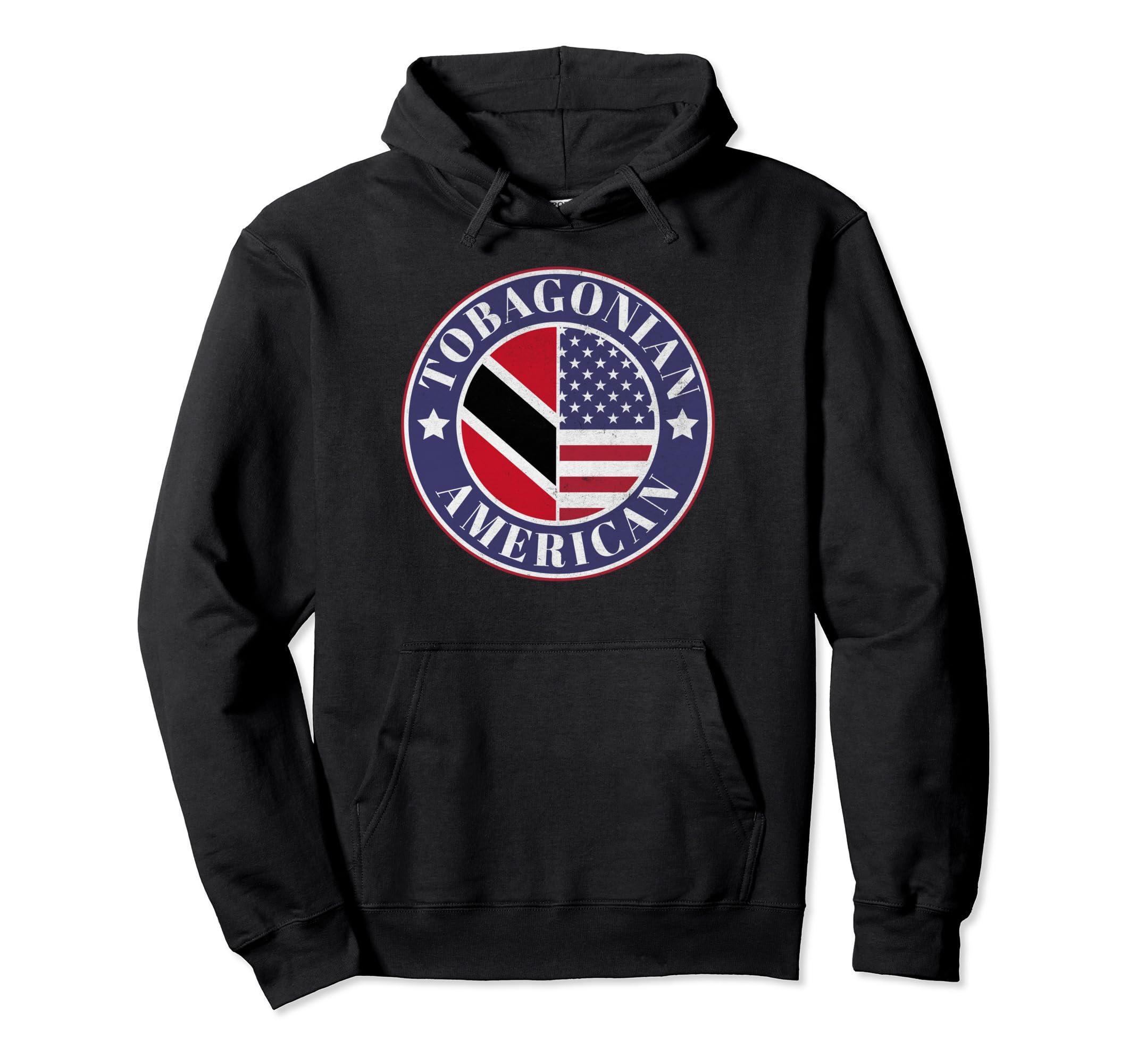 

Proud Tobagonian - American Badge - Trinidad and Tobago Flag Hoodie
