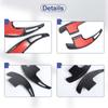 Car Shift Paddles Decorative Cover Stickers Fit For Ford Mustang 2015 Up Aluminum Alloy Interior Accessories