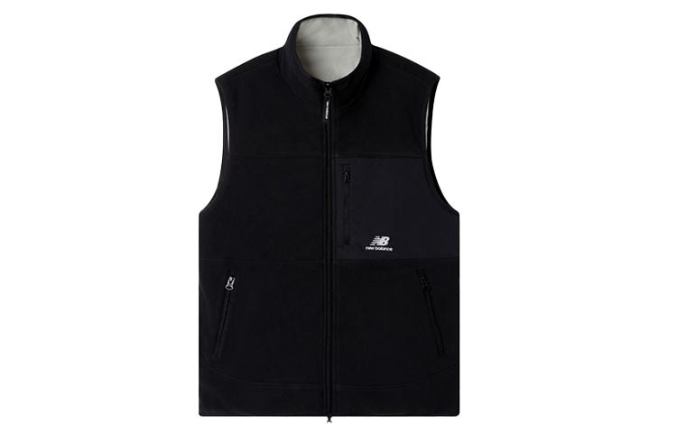 New Balance Vests Men s Black Stand Collar Moderate Other NJA35011-BK XL