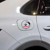 Car Fuel Tank Cap Emblem Sticker Decoration Accessories For Renault Kwid Clio Megane 2 DACIA Fluence Scenic Loguna Duster Logan n333