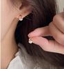 Pearl Pearl Surgical Pink Stud Gift [Mesaro] Women's Earrings, Earrings, Earrings, Silver, Gold, Gold, Earrings, Popular, Small, Simple, Mother's Day,