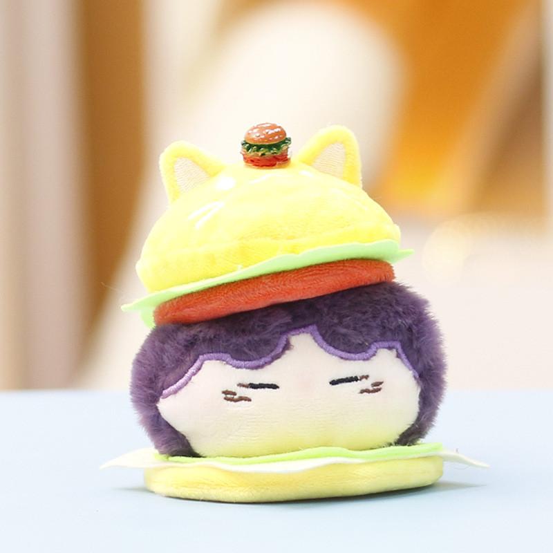 

Любовь Deepspace И Рафаэль Плюшевая Игрушка Гамбургер Аниме Мягкая Кукла Брелок Подарок