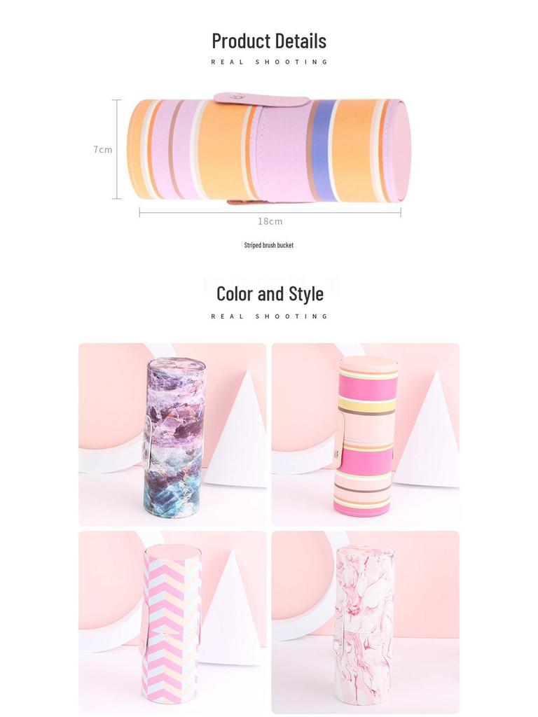 Vodotěsný tubus na štětce na make-up a kosmetiku