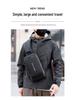 Herren Multifunktionale Brusttasche mit USB-Ladeanschluss - Trendiger Einzelschulter-Reise- und Outdoor-Rucksack