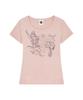 PRIMATE Dear Angel Women'S U-Neck Slim Fit Short Sleeve T-Shirt 8 Colors