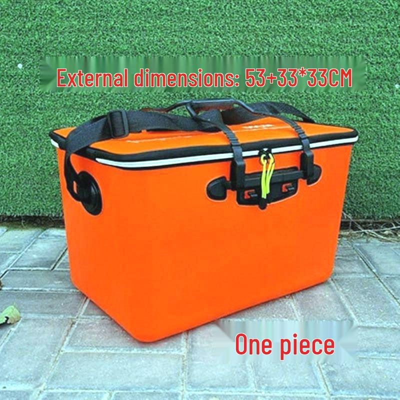 Extra-Large Car-Mounted Fishing Gear Bag with Integrated Molding