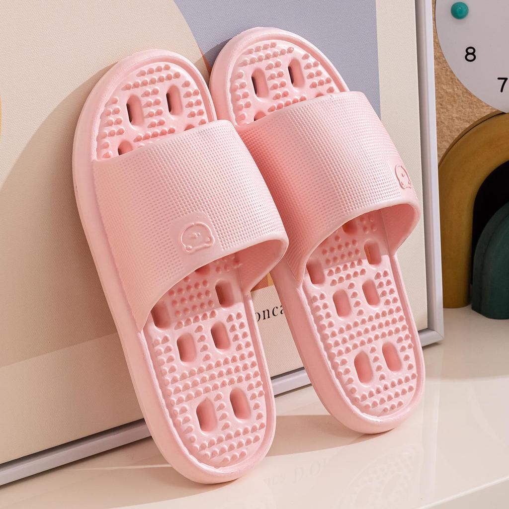 Qidashun Water-Draining Lightweight Unisex Summer Bathroom Slippers for Home