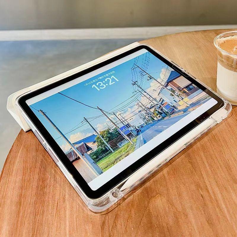 Dreifach faltbare und Y-förmige magnetische Tablet-Hülle für IPad 12. A18 2026 A16 2025 Air8/7/6/5/4 IPad Air 11 13 M3 M2 M4 M5 Pro 11 13 12.9. 10.9 10.5 10.2 9.7