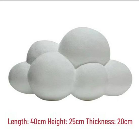 Foam Cloud Hanging Ornaments for Visual Merchandising and Store Display