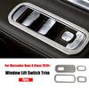 For Mercedes Benz A Class W177 - A180 A200 A220 A250 Window Lift Switch Adjust Panel Crystal Sticker Diamond Trim