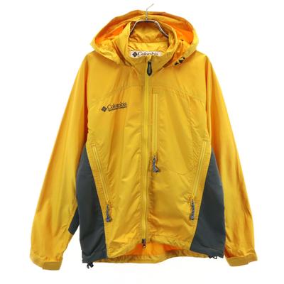 Columbia Jacket XS Yellow With Storage Bag Men's Used