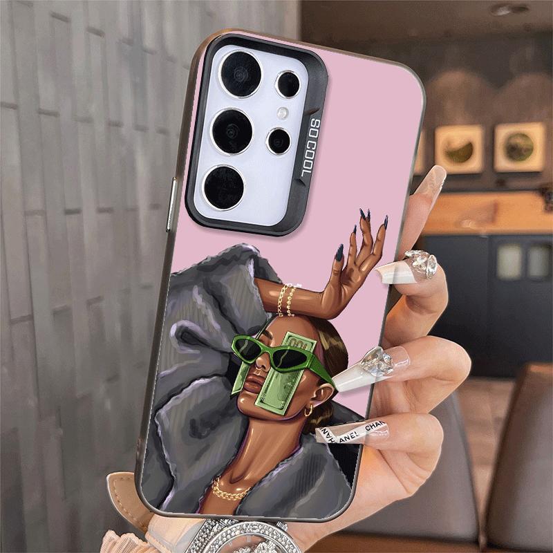 Girl Boss Lady Pink Soft Phone Case for Samsung A17 A16 A15 A14 A13 A57 A56 A55 A54 A53 A37 A36 A35 A34 A33 A26 A25 A24 A23 A52