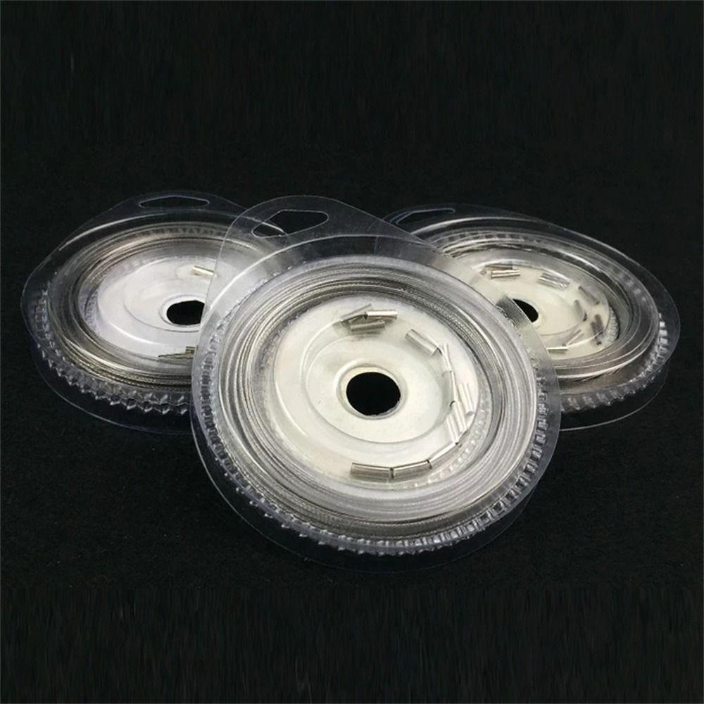 Carp Fishing Steel Wire 10M Braided Wear Tensile Force Hook Bite Resistant Fishing Line Bite Resistant Line Wire Fishing Line