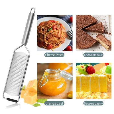 Rukojeť z nerezové oceli 304 Trubková sýrové struhadlo Struhadlo na citrony Struhadlo Kuchyňské sýrové struhadlo Kuchyňské pomůcky