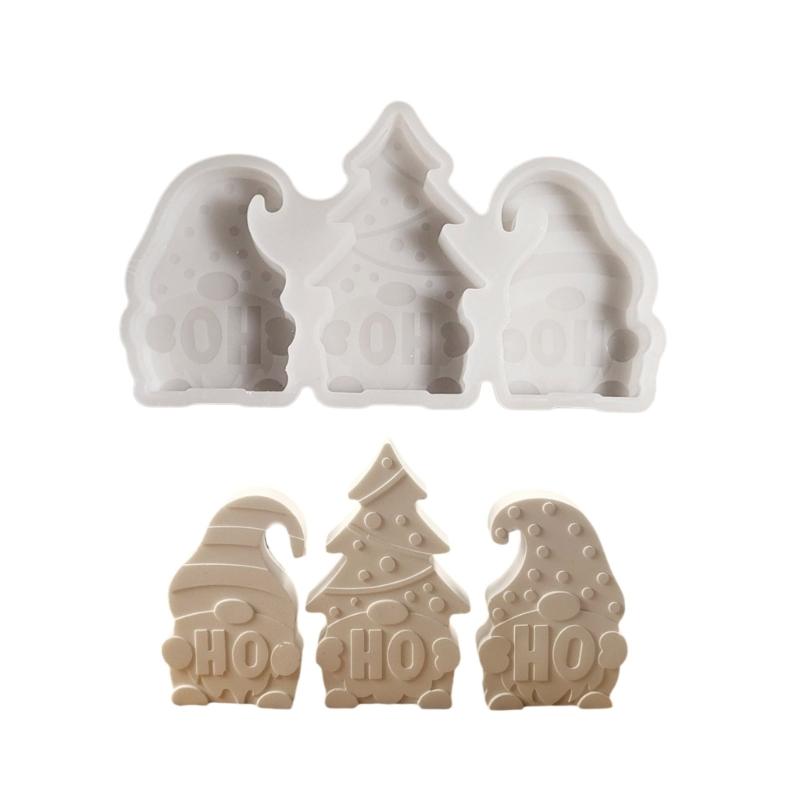 Flexible Sturdy Silicone Epoxy Resin Castes Mold Christmas Shaped Tray Dishes Molds for Craft and Home Decoration