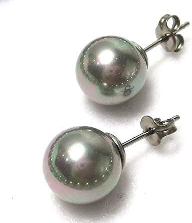 Luxury boxed highest quality flower beads natural shell pearl necklace set 38cm to 47cm genuine pearl specification [MAHINA] (with silicone) (38cm