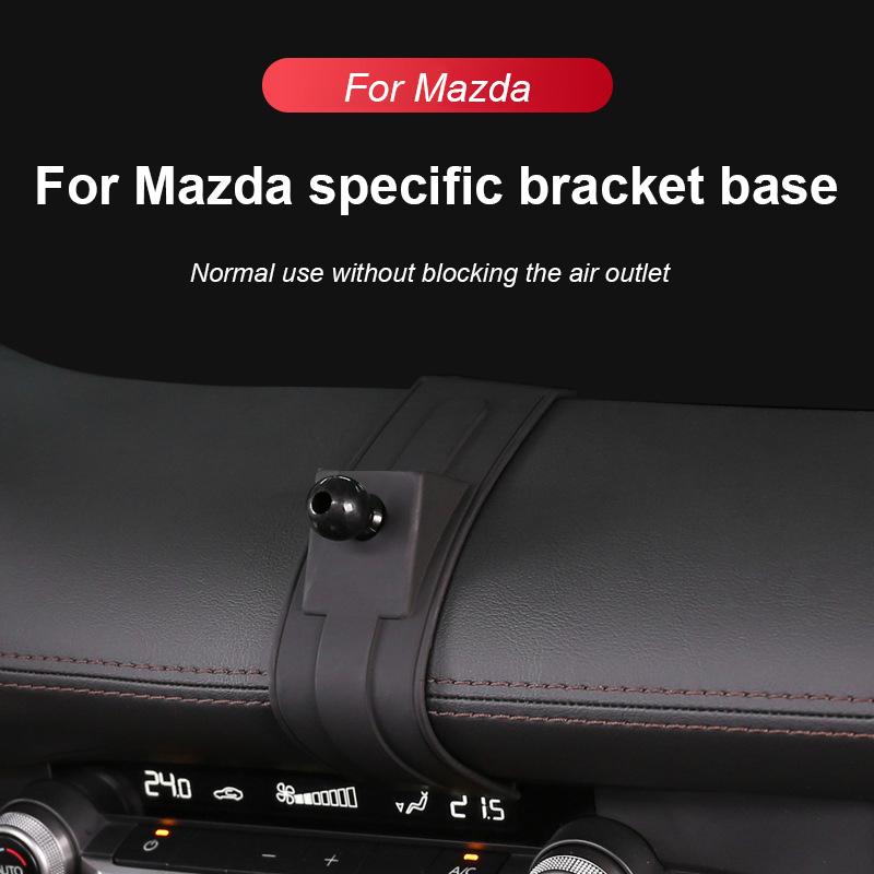 Car Dedicated Phone Holder Bracket Mount Special Base For Mazda 3 6 RuiYi CX-4 CX-5 CX-8 Atenza Axela CX30 Air Vent Bracket Clip sqmhc03
