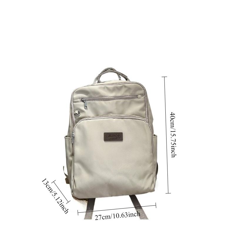 1pcs Nylon Multi-Functional Backpack Casual Versatile Daypack for Outdoor Travel Hiking & Daily Commute 27x13x40cm
