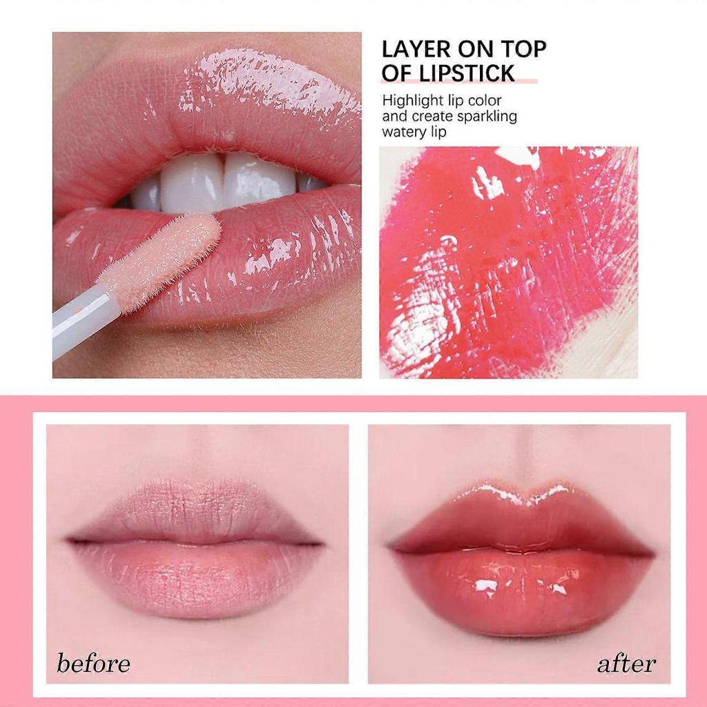 Youdaoplaceholder0 Lip Gloss Oil Fades Lip Lines, Lip Protection Water Light Glass Lip Gloss Moisturizing Lip Gloss Lip Gloss