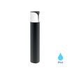Outdoor Bollard E27 23W IP44 In Grey Aluminium