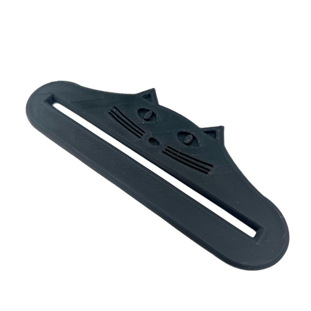 

Пластиковый сквизер для кошачьих лакомств в форме кошки, аксессуары для кошачьих лакомств, новые инструменты для сквизинга, товары для питомцев чёрный