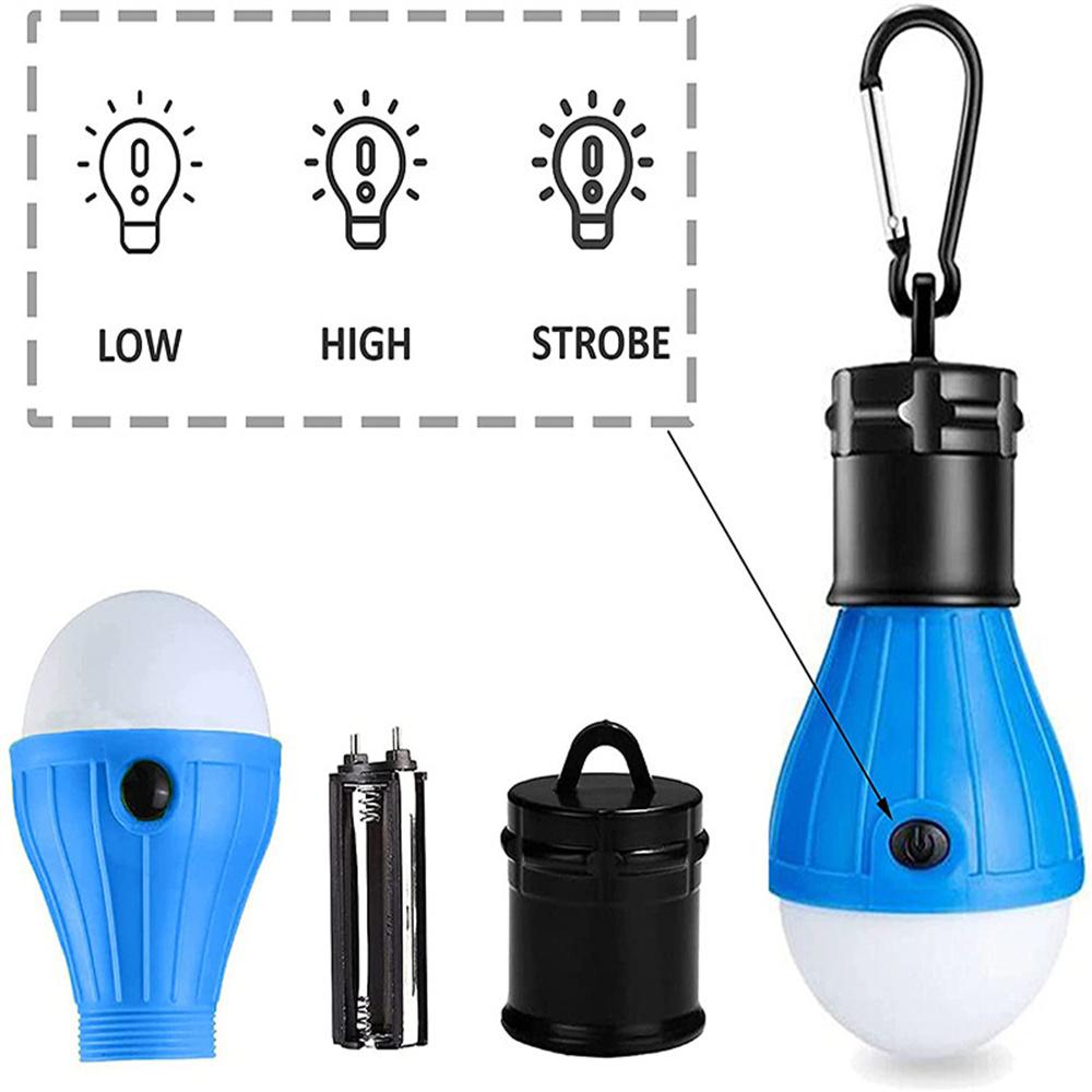 4PCS 4 Kinds Colors Camping Light Portable LED Tent Light Emergency Signal Light