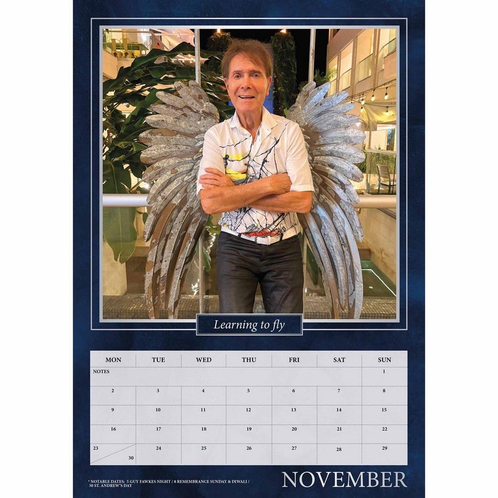 Cliff Richard 2026 A3 Wall Calendar