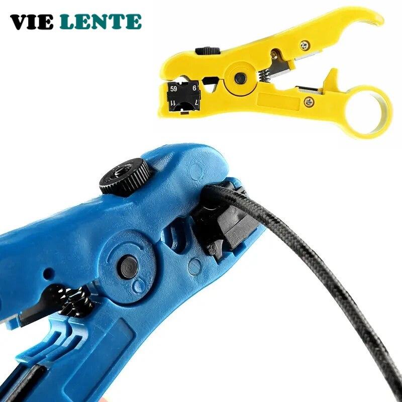 Coaxial Cable Stripping Pliers Cable TV Cable Stripping Pliers Network Cable Stripping Pliers Tangent Pliers Knifecutting Pliers