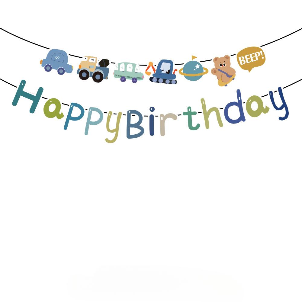 Colourful Banners Happy Birthday Letter Banners Hanging Banners Festive Decorations Party Decorations Home Decor