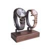 Kratzfester Holz-C-förmiger Uhrenhalter 1 Stück Schmuck-Ausstellungsständer für Armbandgeschäft Vitrinenverwendung