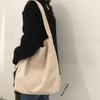 Women Cotton Cloth Fashion Canvas Tote Shopping Bags Woman Handbags Reusable Travel Bags Large Corduroy Shoulder Shopper Bag