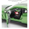 Simulation 1/24 Scale Dodge Challenger SRT Hellcat Alloy Car Model Sound Light Children Toy Vehicle Metal Miniature Voiture