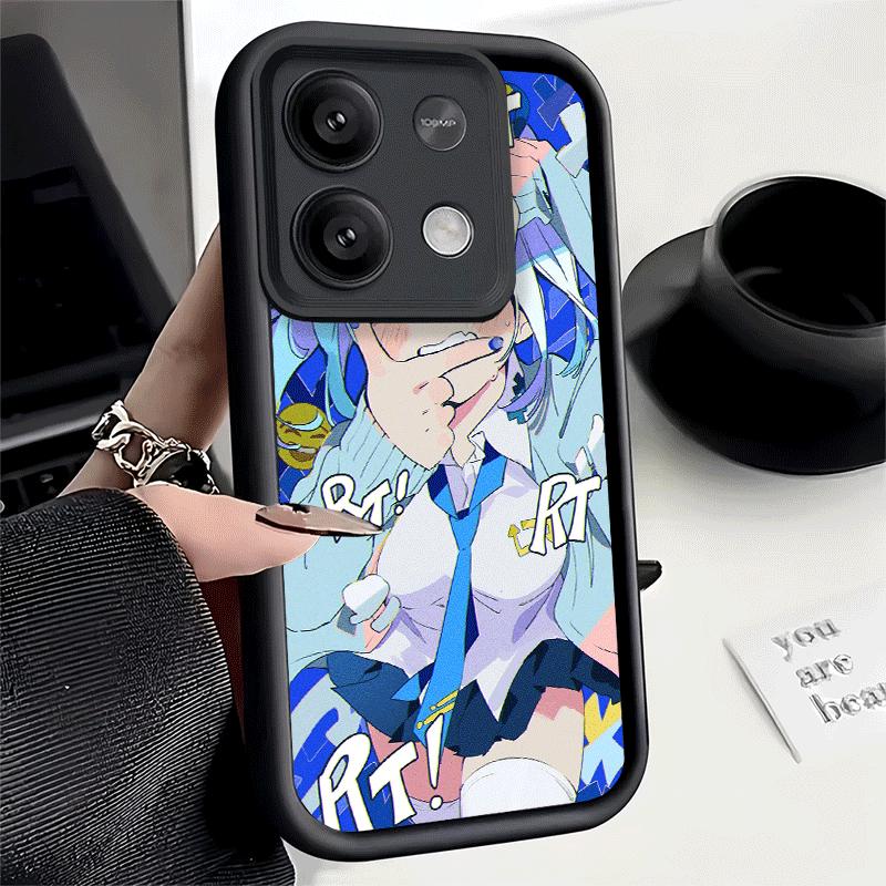 Phone Case for Xiaomi Redmi Note 15 14 13 Pro Plus Anime Kwaii Girl Ins Style Shell 12S 11 11S 11T 5G 14S Soft Silicone Funda