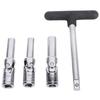 Glow Plug Socket Tool Set 3 8in Dr T Bar 8mm 10mm 12mm Broken Glow Plug Removal Tool For Automotive Repair